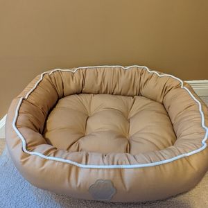 Tan dog bed *new* 24x21 inches